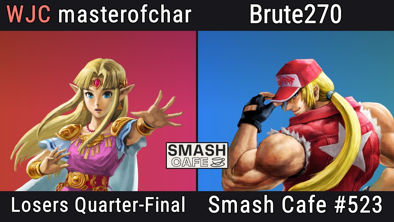 Smash Cafe 523 Losers Quarter-Finals - masterofchar vs Brute270