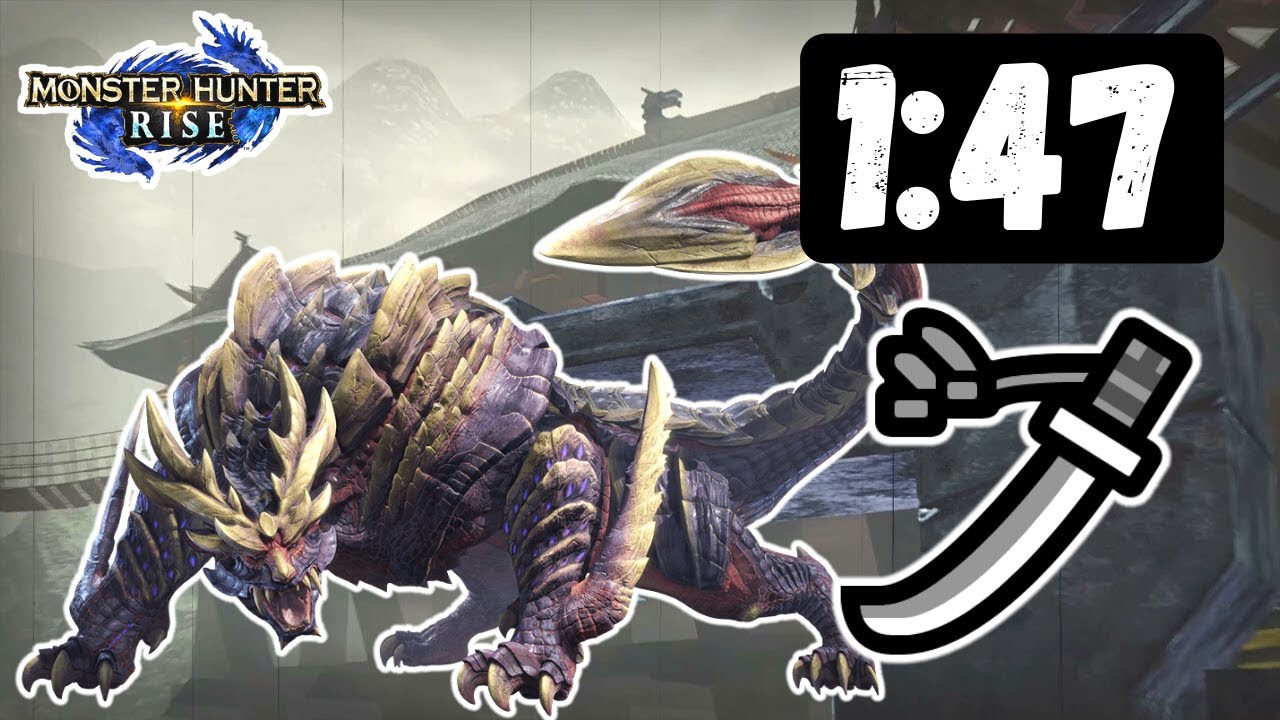 TA MH Rise : Long Sword Magnamalo Arena solo in 1:47