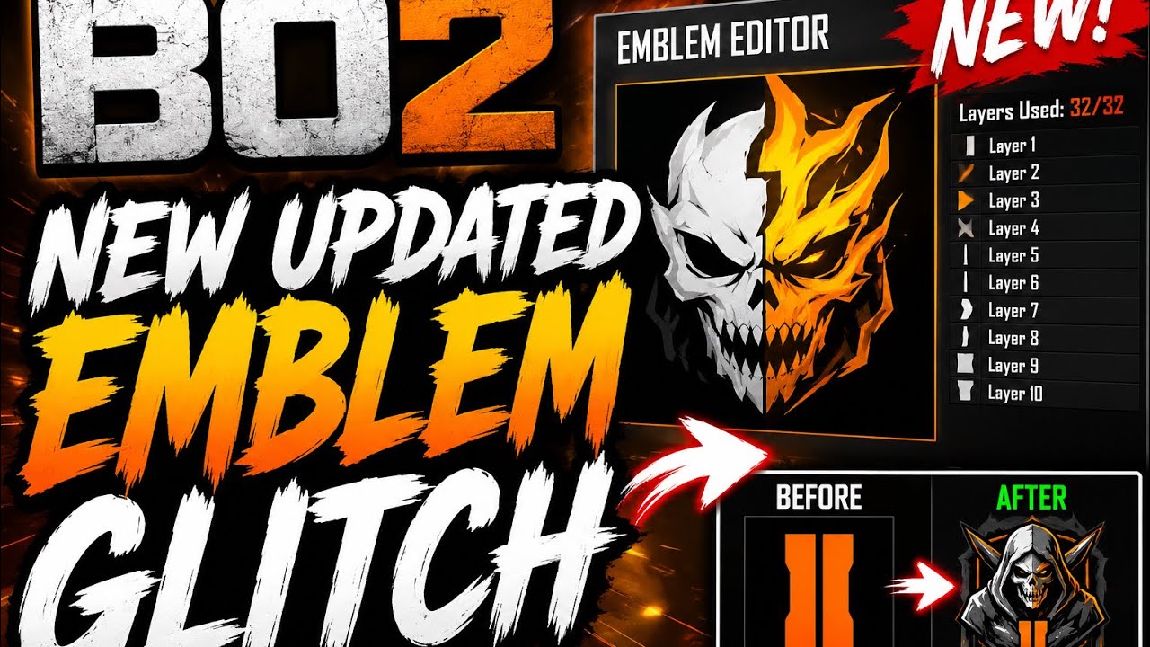 BO2 EMBLEM GLITCH *NEW WAY TO DO IT* NO PS4 OR DOWNLOAD GAME NEEDED 