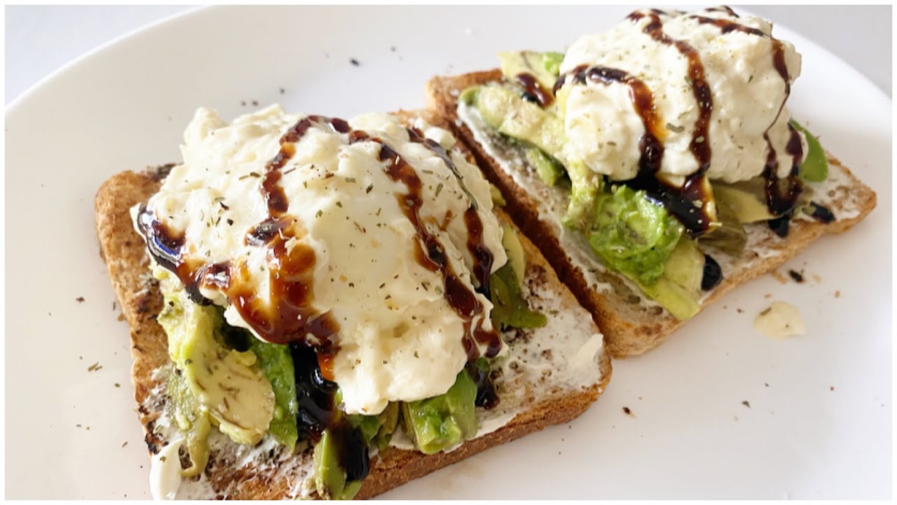 ❥ Toast avocat oeuf mollet.