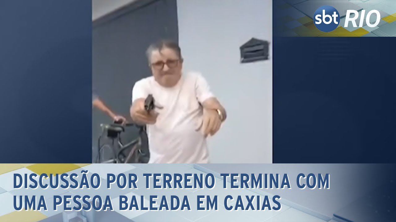 Discussão por terreno termina com uma pessoa baleada em Caxias