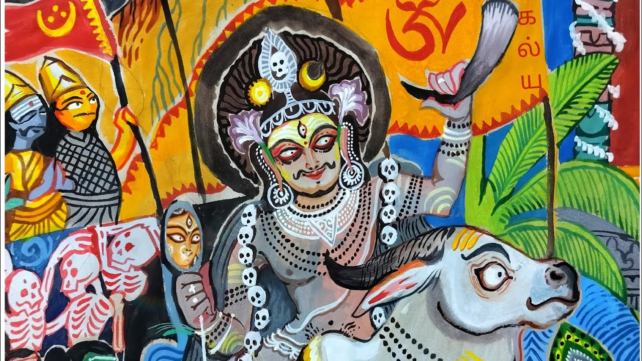 Shiva's Wedding Procession. | illustrating the song by @ParvathyBaulOfficial