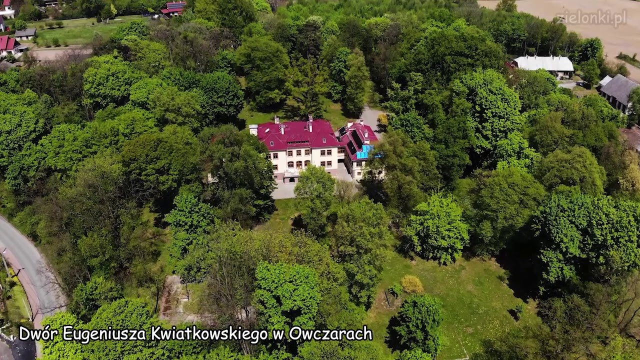 Dolina Garliczki - okolice Owczar. Zielonki z lotu ptaka III