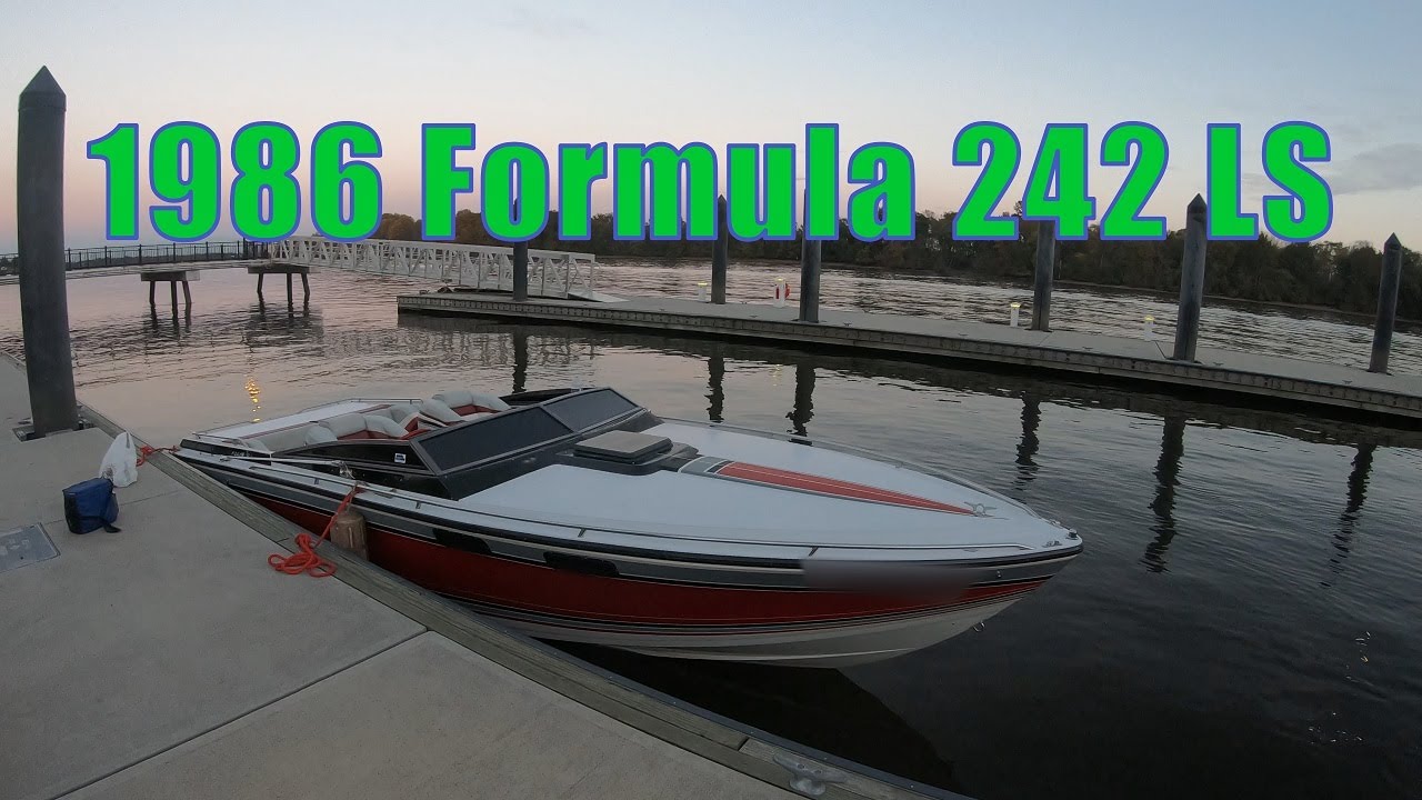 Экскурсия по катеру Formula 242 LS 1986 года — Бристольский причал