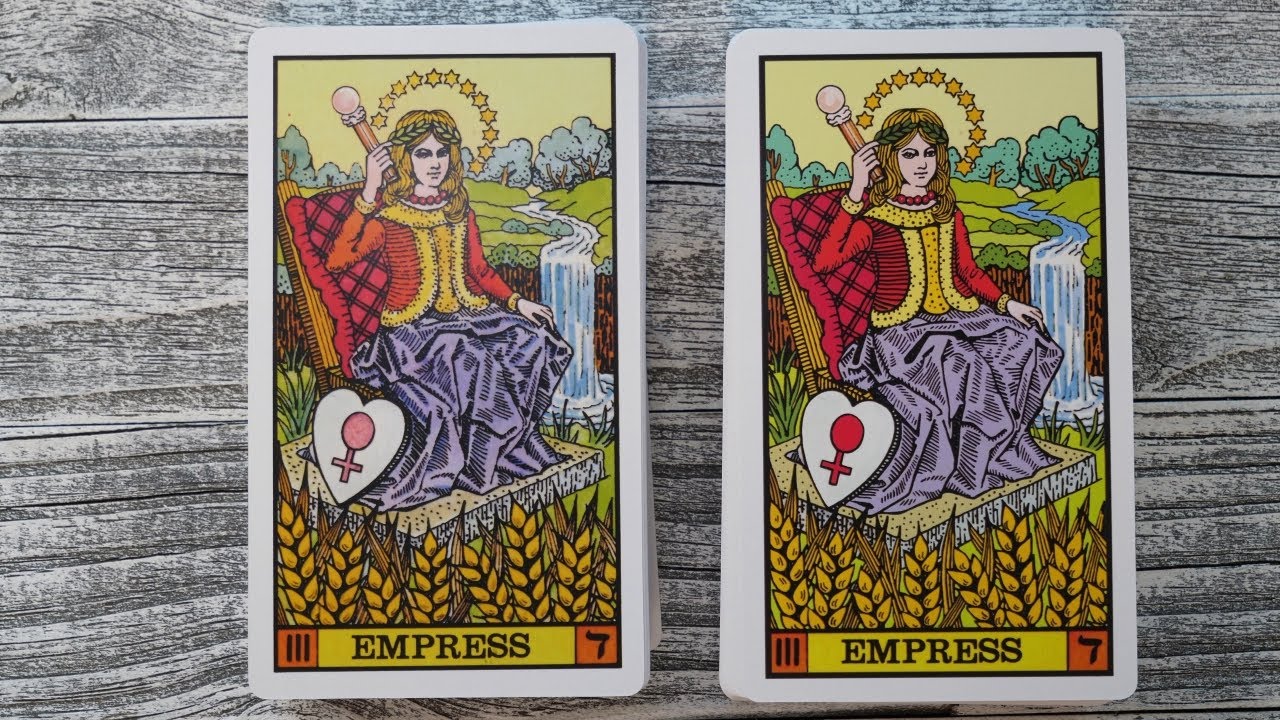 J.K. (Jupiter King) tarot 1975 and 1989 reprint flipthrough