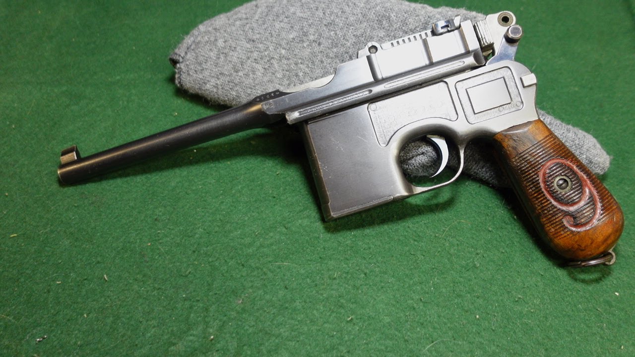 The Mauser C/96 in WWI:  The Broomhandle Red Nine in 9mm Luger.