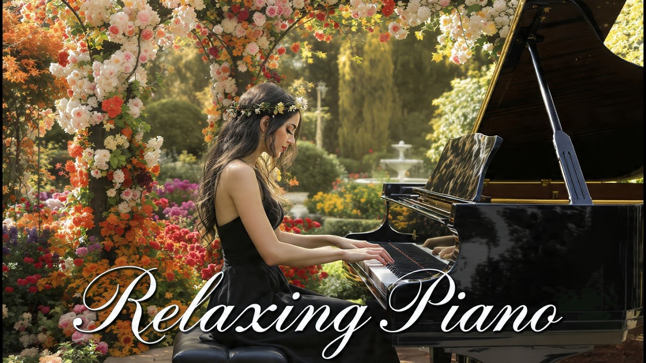 Deep Sleep Piano 🌙 Gentle Water Sounds for Stress Relief & Insomnia