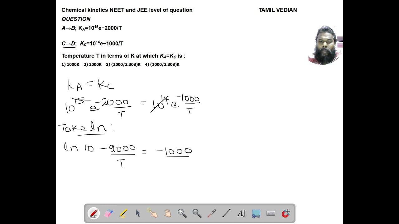 TemperatureT#kelvin#AtoB#CtoB#Ka=Kc#jee#NEET#chemicalkinetics#12th#cbse#important kinetic question#