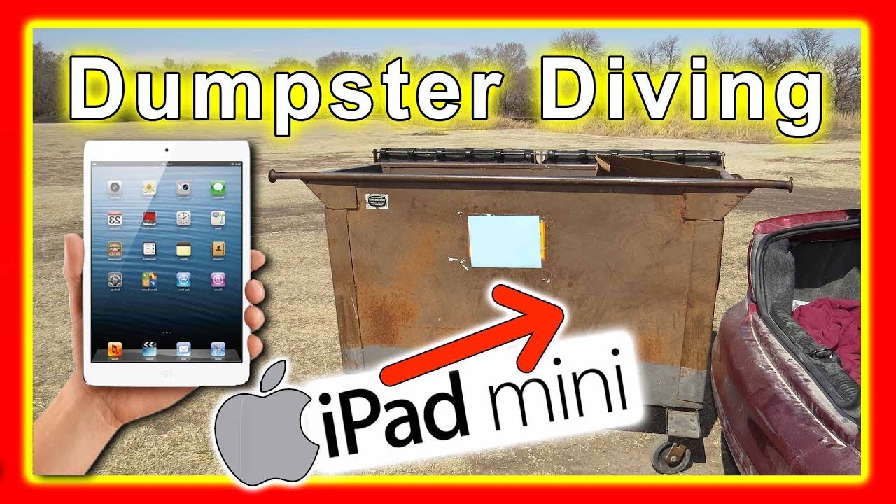 Found Working Apple iPad Mini Dumpster Diving 