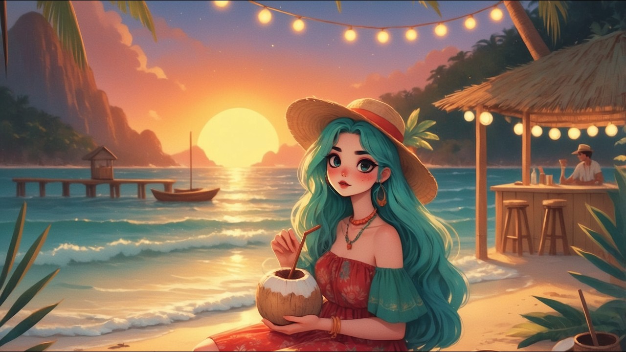 🌞🎧 Brazilian Lofi &ndash; Warm Guitar, Soft Samba Rhythms & Ocean Breeze🇧🇷🎶