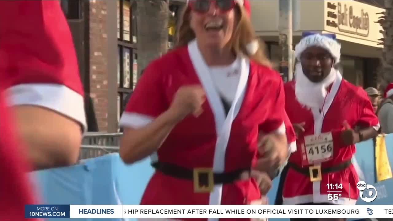 Santa Run returns to Pacific Beach
