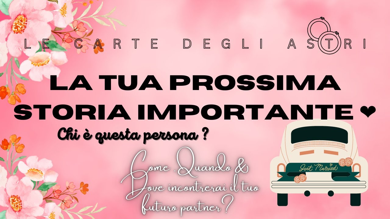Tutto sul tuo futuro sposo! Chi sarà il tuo futuro fidanzato? TUTTO su questa prossima relazione!