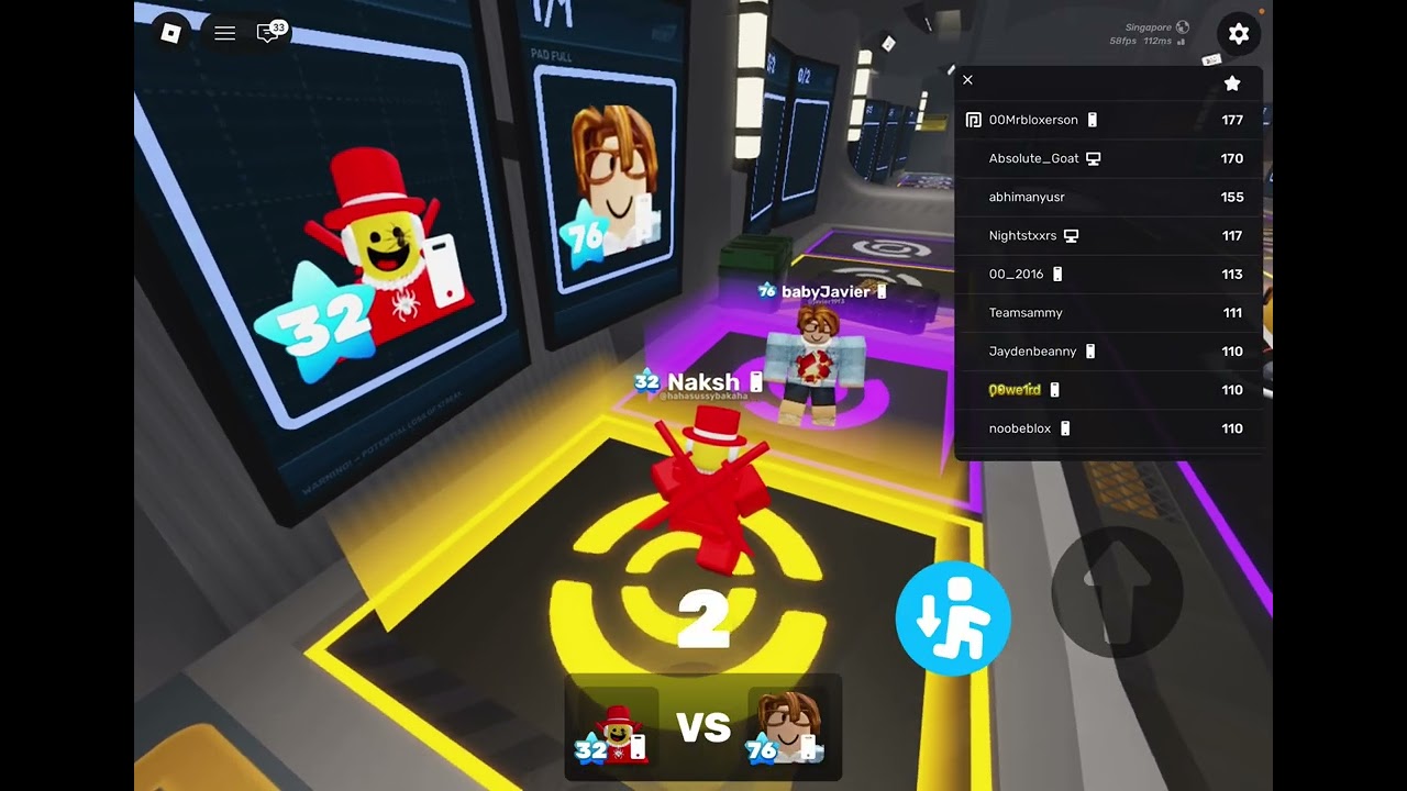 We play rivals in a public server and we and we lost one round and one round win in Roblox ￼