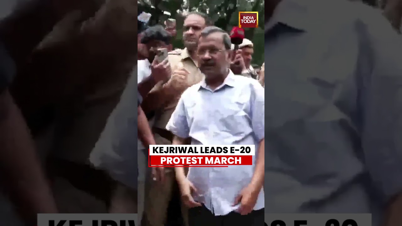 Arvind Kejriwal Leads AAP March to PM's Residence Against E20 Fuel Policy #e20 #kejriwal #pmmodi