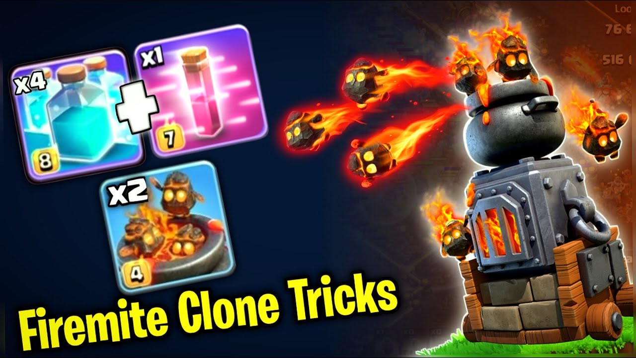 Furnace Firemite Clones Trick With Haste Spell | Best Trick For Single Firemite Clone Strategy