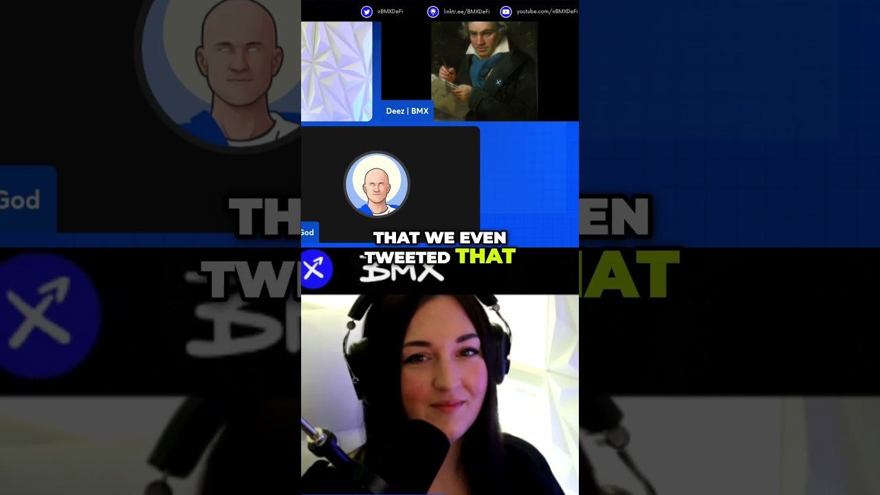 The Coinbase CEO Retweeted TYBG - BMX DeFi Talks w/ TYBG #memecoin #crypto #coinbase #brianarmstrong