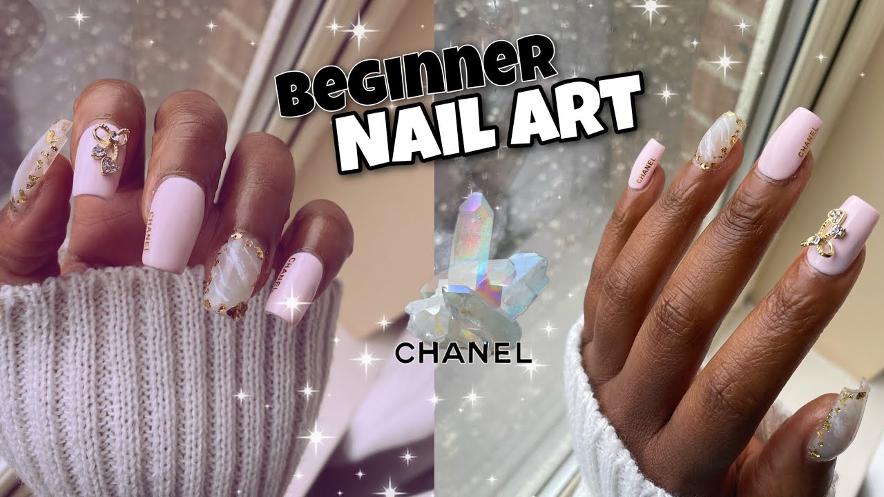 QUARTZ PINK CHANEL NAILS | SHORT NAIL TUTORIAL | Beginner Nail Art | KREDIOO GEL POLISH