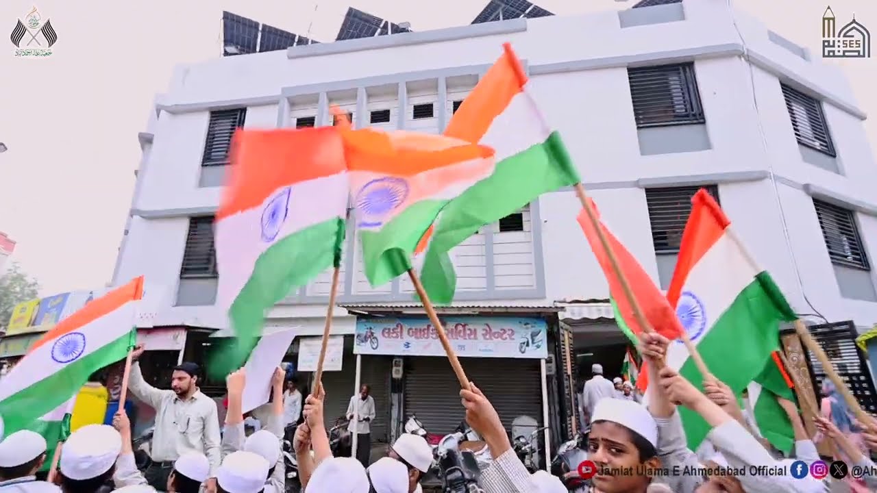 “Tiranga” rally, conducted by SUFFAH ENGLISH SCHOOL (August 2025) @JAMIATULMAEAHMEDABADOFFICIAL