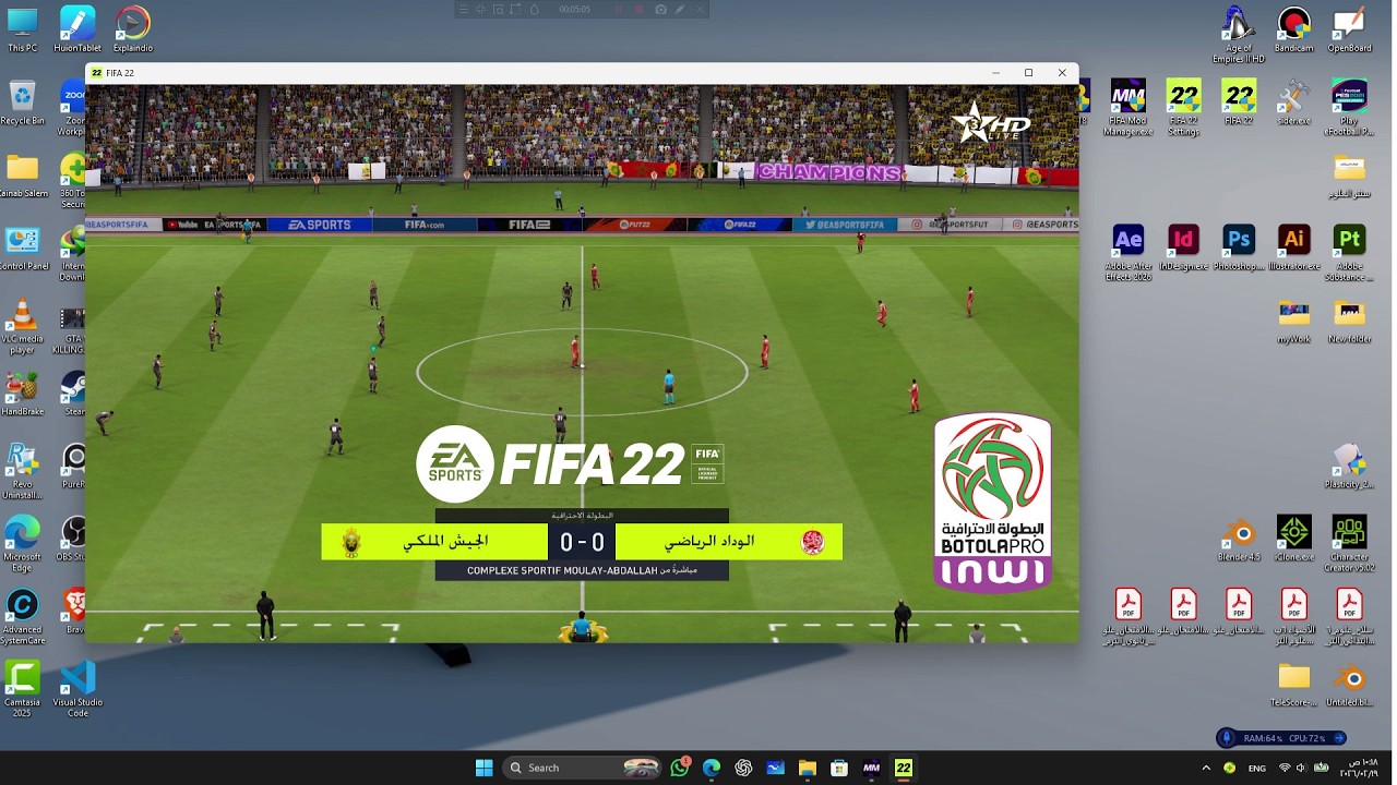 FIFA 22 Morocco League Mod 2026 🇲🇦 | Botola Pro Inwi + Arryadia TV Logo | Realistic Patch