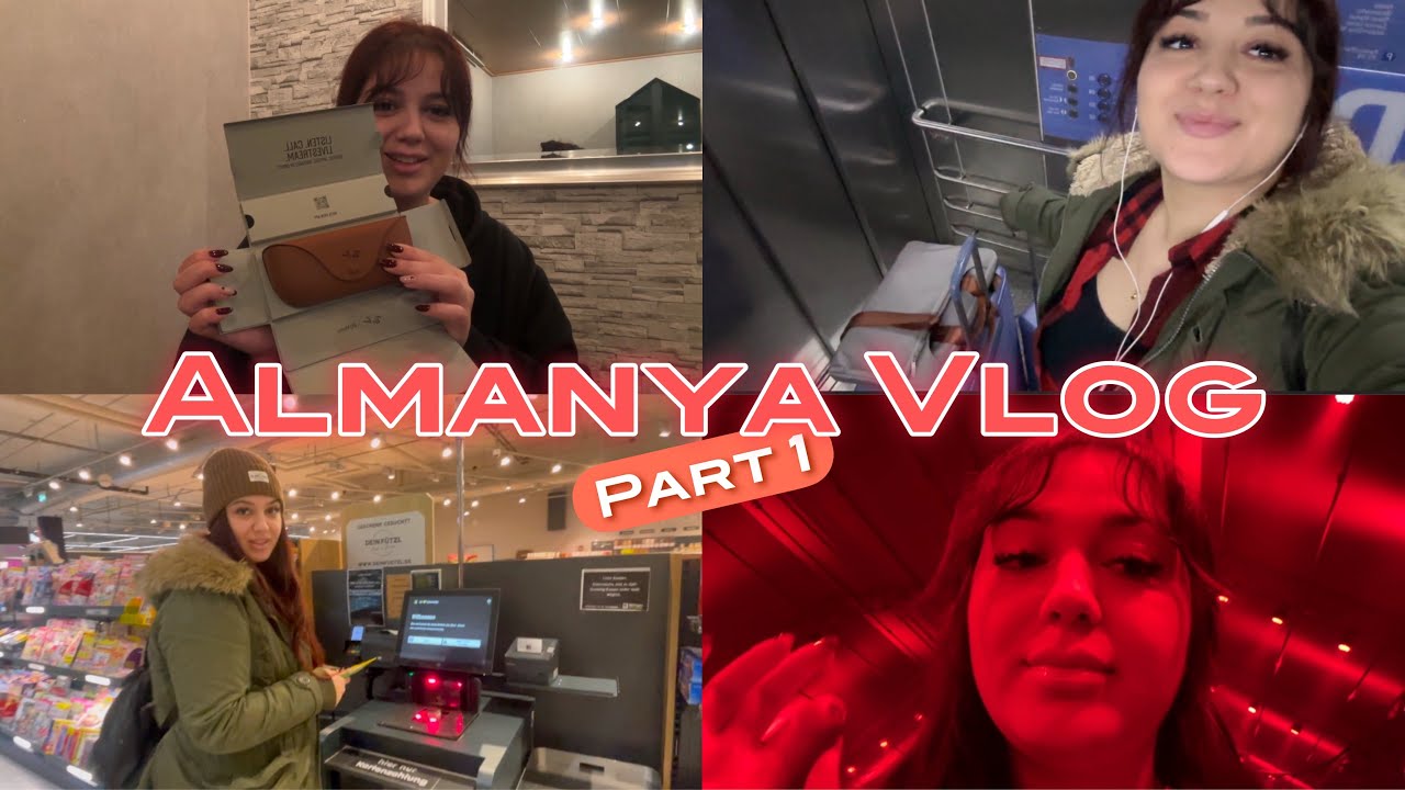 Gelmişken direkt action’la başlayım | Almanya Vlog Part 1