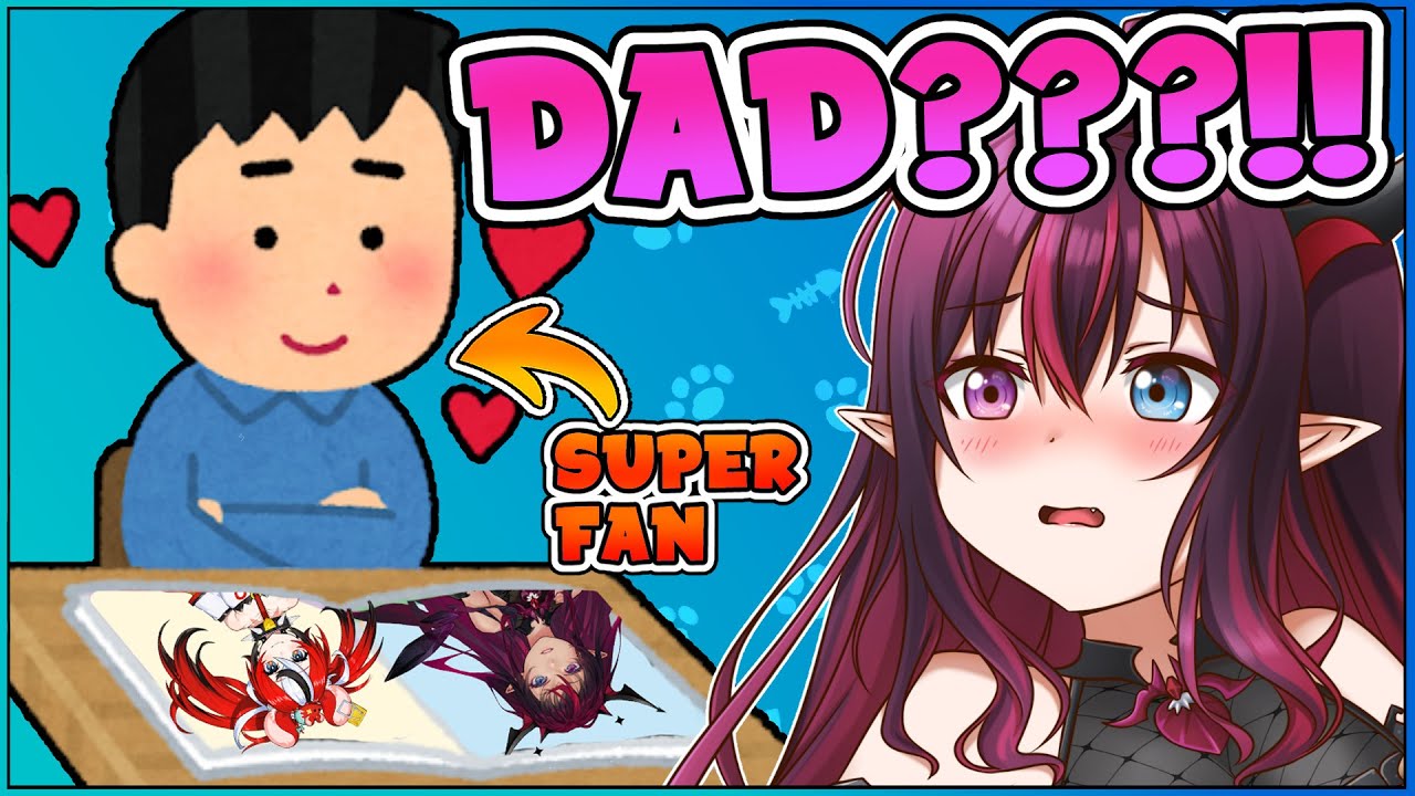 IRyS' dad ships her with Bae - DadRyS is a super fan