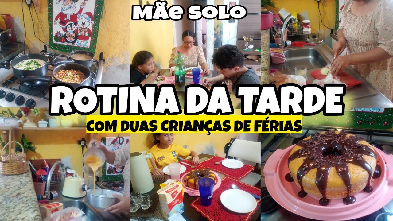 MOMENTO SIMPLES DA NOSSA ROTINA DA TARDE COM AS CRIANÇAS ALMOÇO CASEIRO E FIZ UM BOLO MASSA FOFINHA 