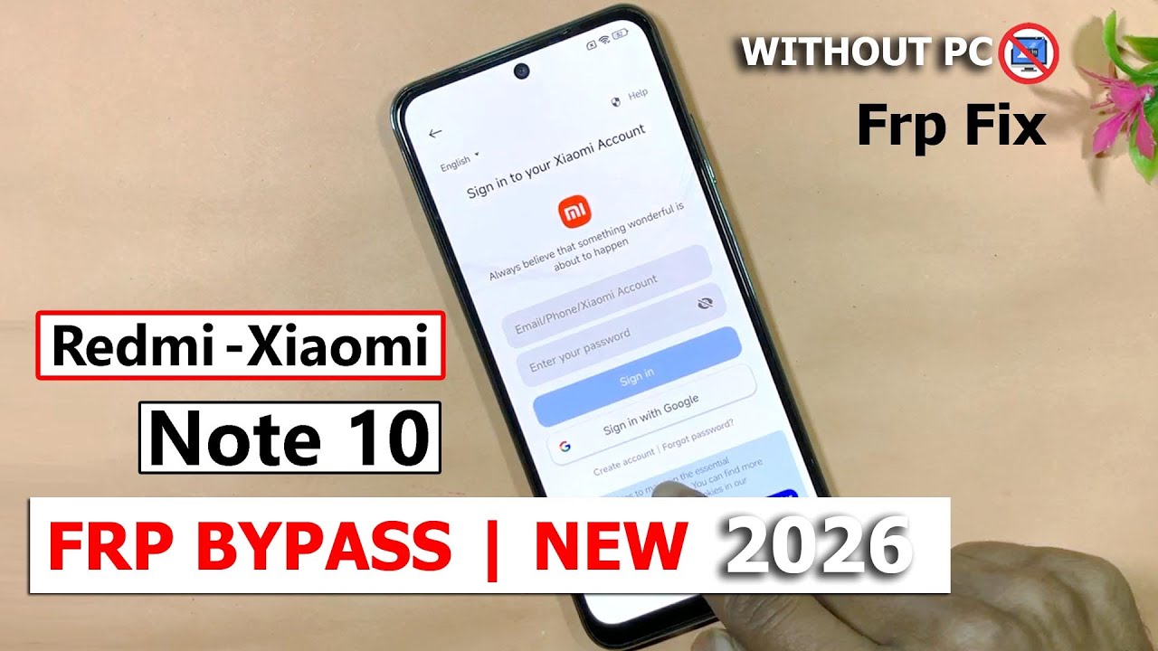How to Redmi Note 10 Frp Bypass Miui 14 Unlock New 2026 || Redmi Note 10 Frp Bypass Miui 14 Unlock