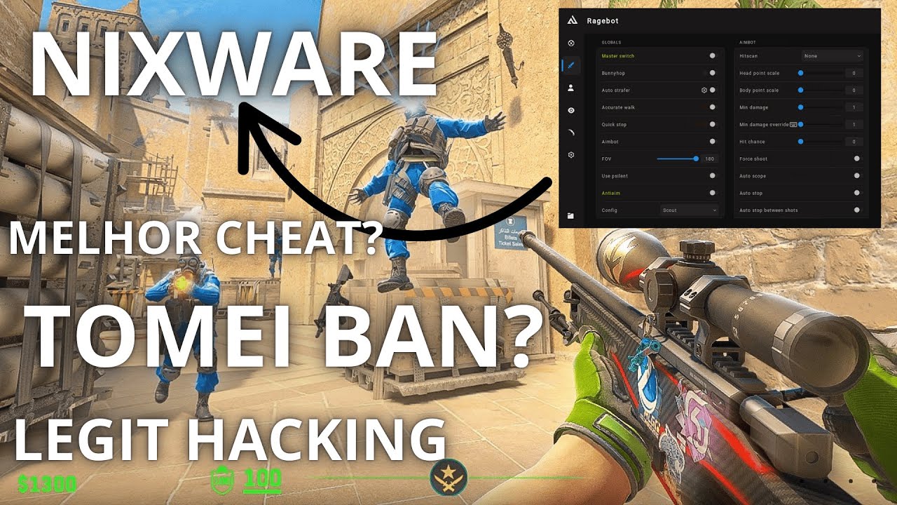 USEI O MELHOR CHEAT RAGE PARA CS2 E AMASSEI TODO MUNDO - Ft. Nixware.cc
