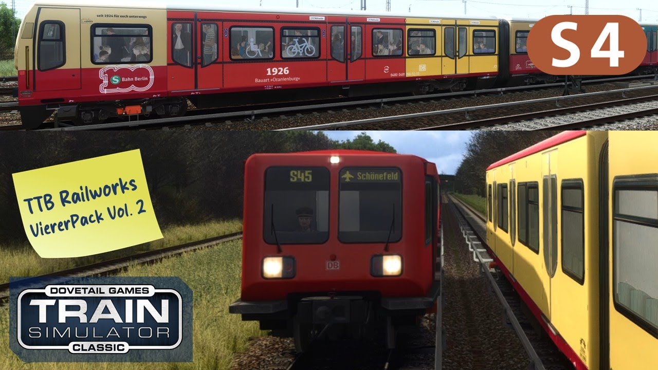 TTB ViererPack Vol. 2 | Ringbahn Berlin | S4 | BR 481 | TS Classic