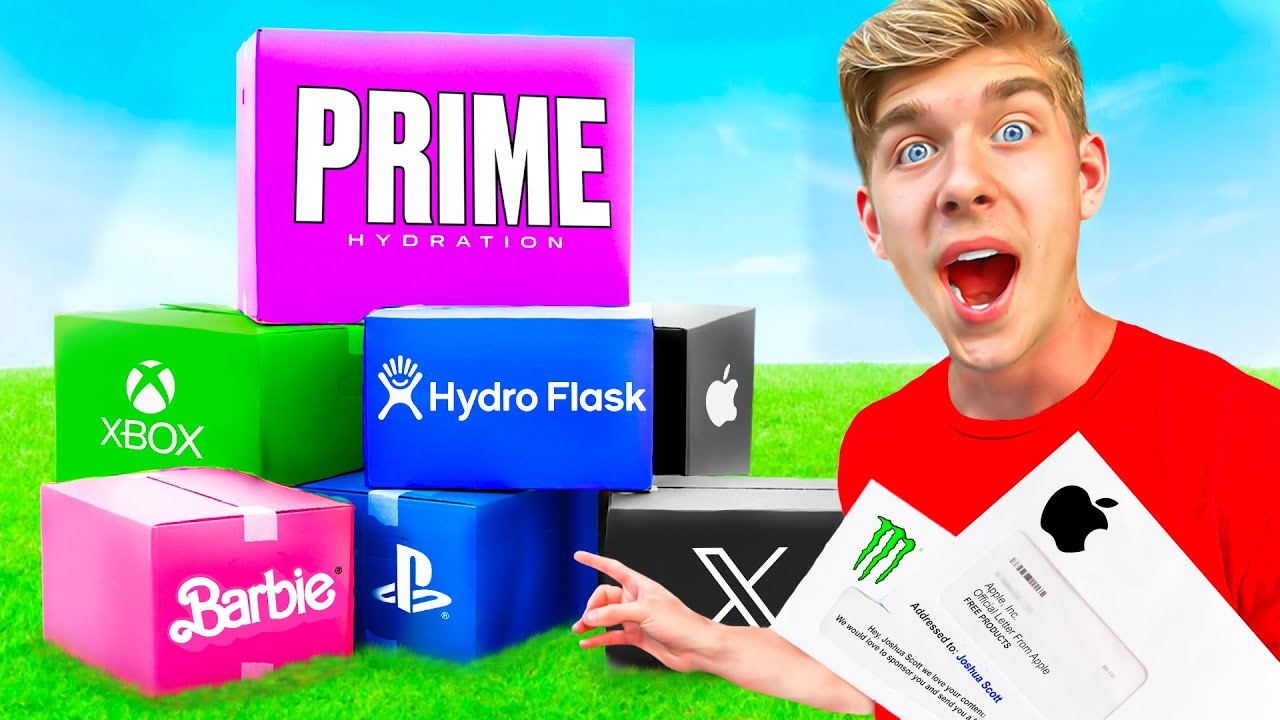 Я попросил 1000 компаний предоставить мне бесплатные вещи