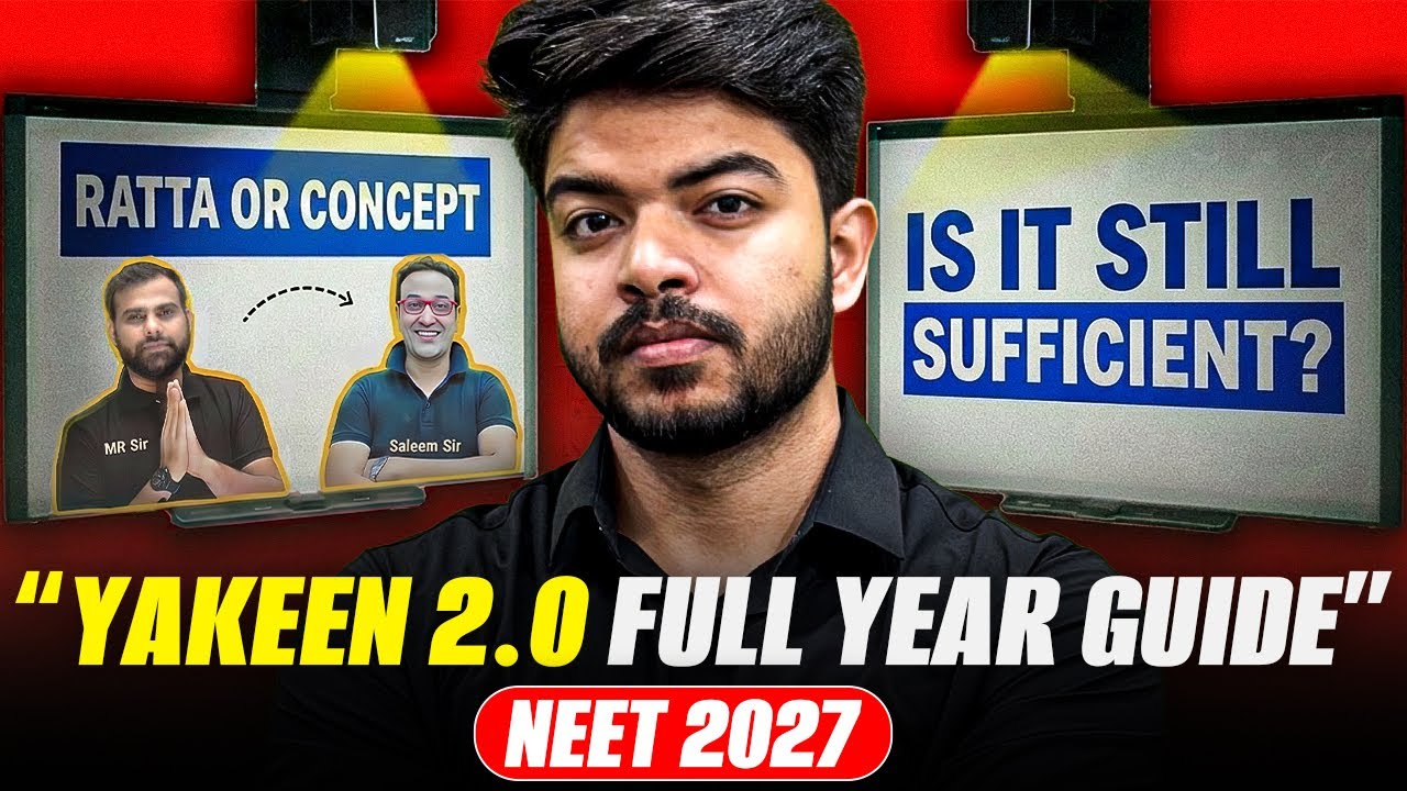 Follow Yakeen Or Any Online Batch Like A Topper‼️NEET 2027