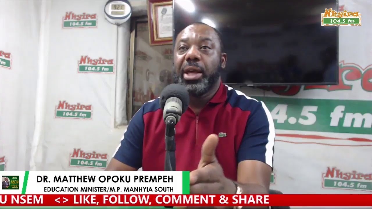Dr. Matthew Opoku Prempeh -  Live Stream