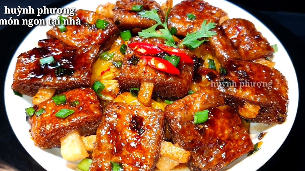 Cách kho SƯỜN NON CHAY thơm ngon lạ miệng món chay ngon mỗi ngày cho người ăn chay