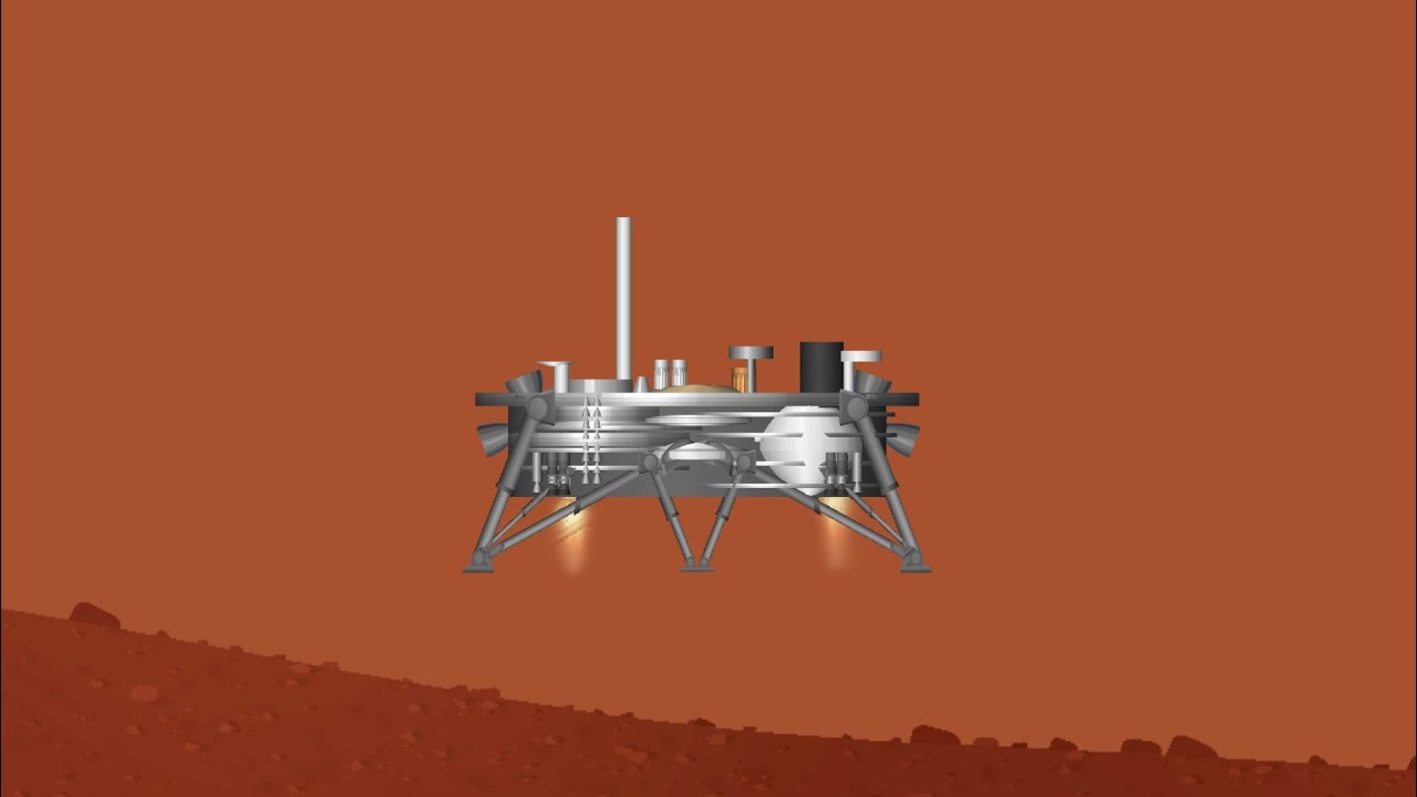 Посадочный модуль InSight от NASA в Spaceflight Simulator