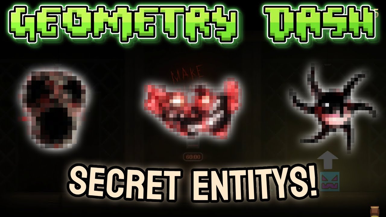 Versteckte Entitys in den Backdoors gefunden!👀 | Geometry Dash