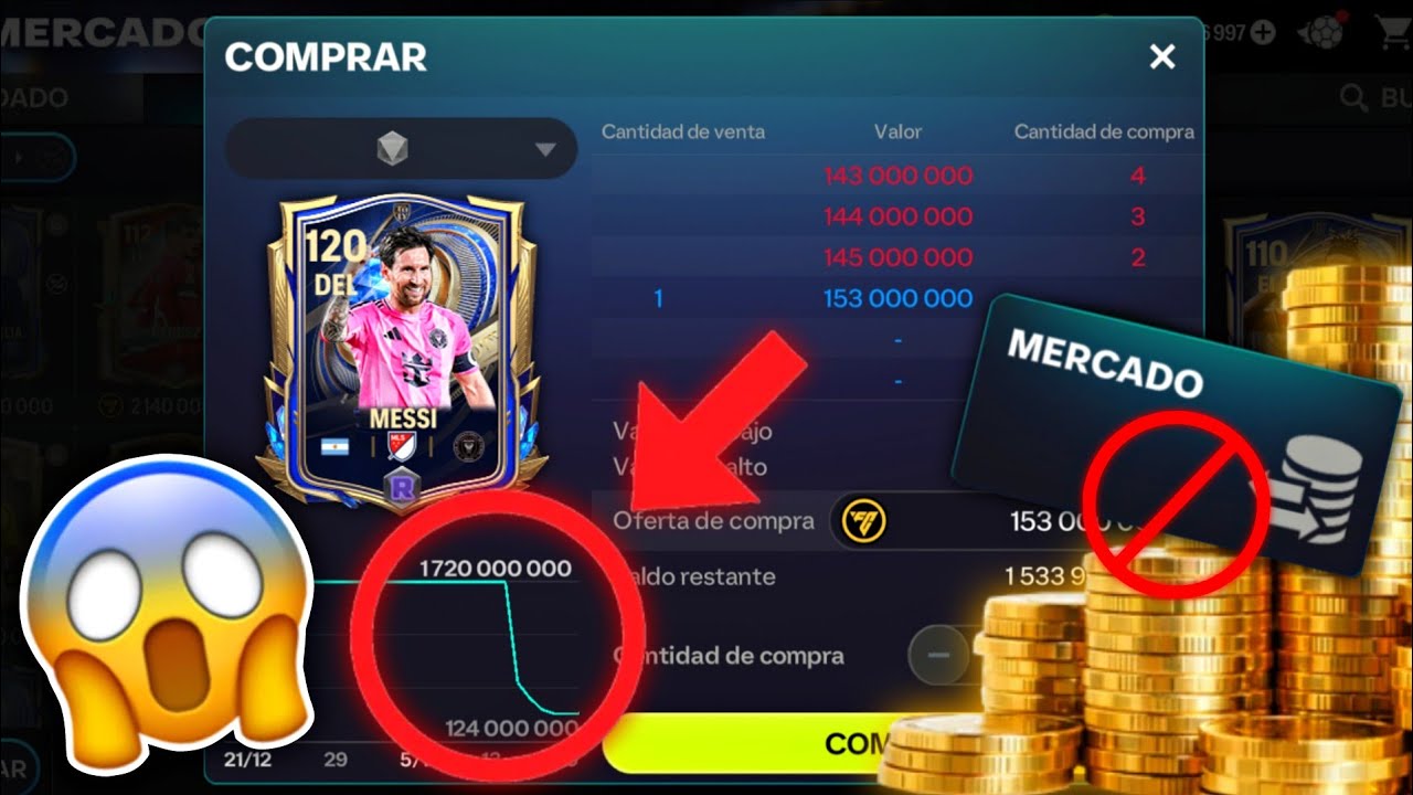 APROVECHA LA CAIDA DEL MERCADO EN FC MOBILE 🤑📉
