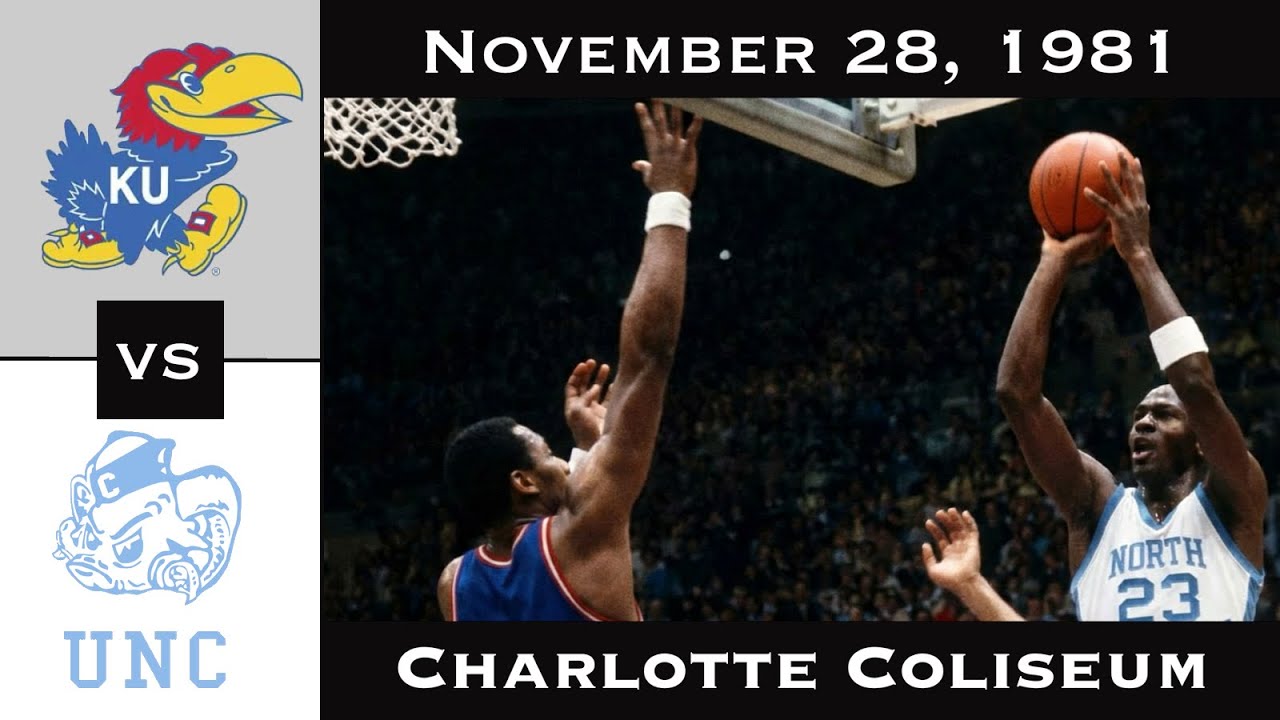 Full Game: The Freshman Debut | Kansas vs North Carolina (November 28, 1981)