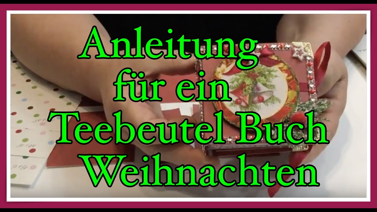 Anleitung -Teebeutel Buch