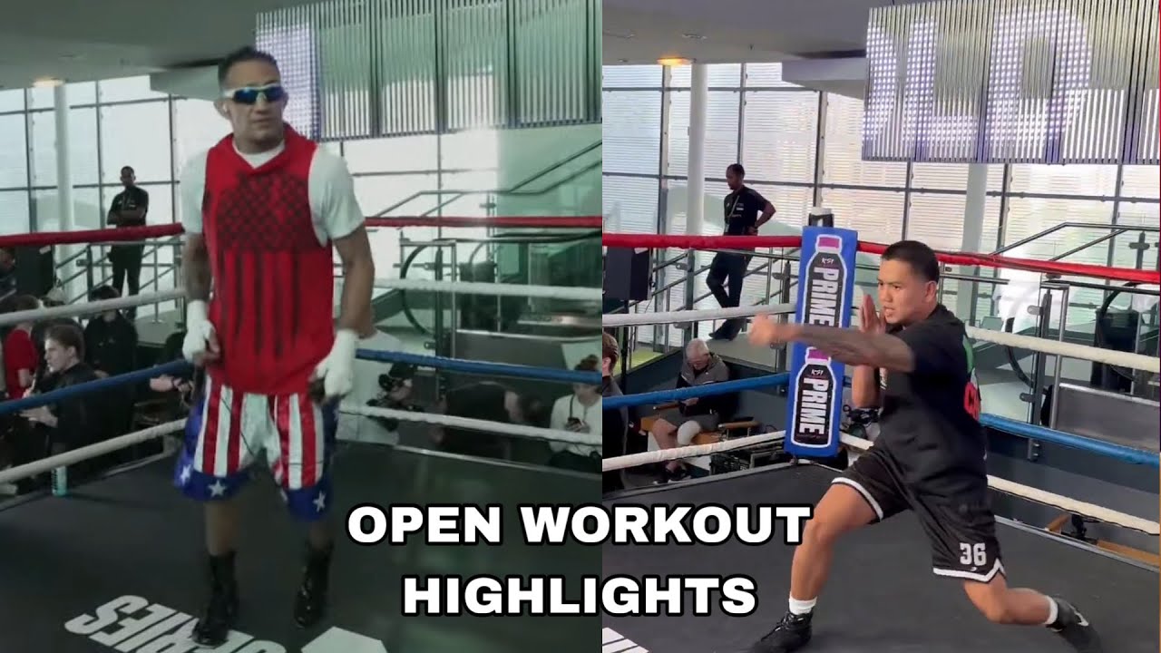 MISFITS BOXING 22 OPEN WORKOUT HIGHLIGHTS (FT TONY FERGUSON,SALT PAPI)