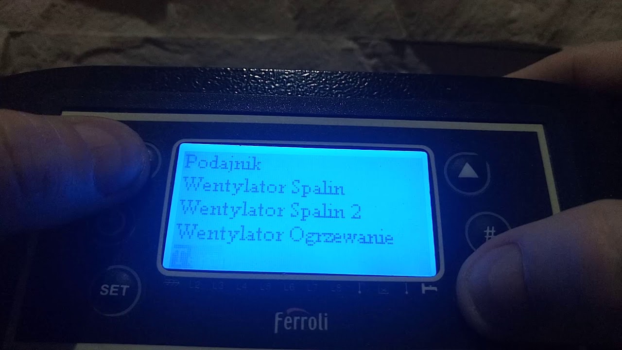 Menu ustawien Breta