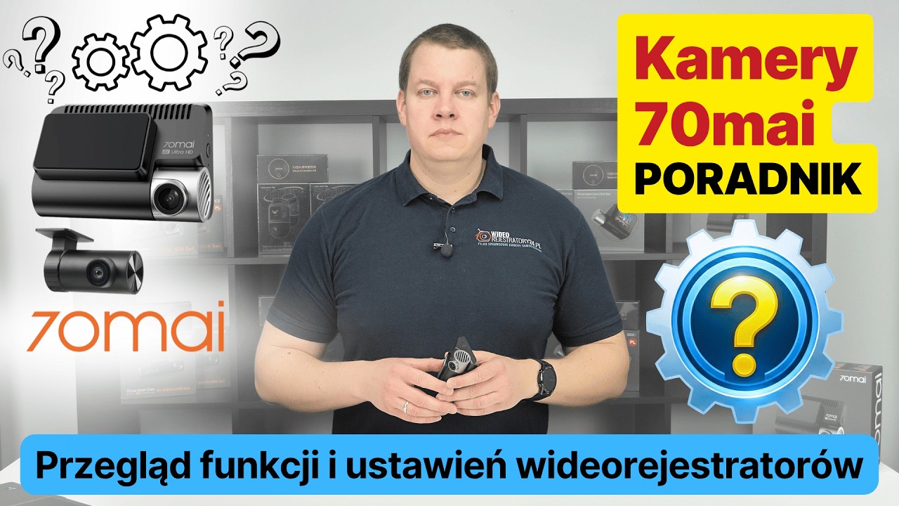 Kamera samochodowa 70mai A800SE Dual Set - przegląd ustawień i funkcji wideorejestratora