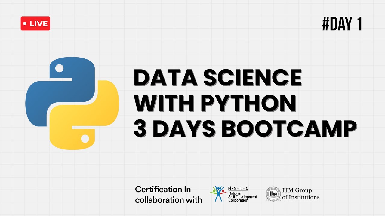 Day 1 | Introduction to Python for Data Science