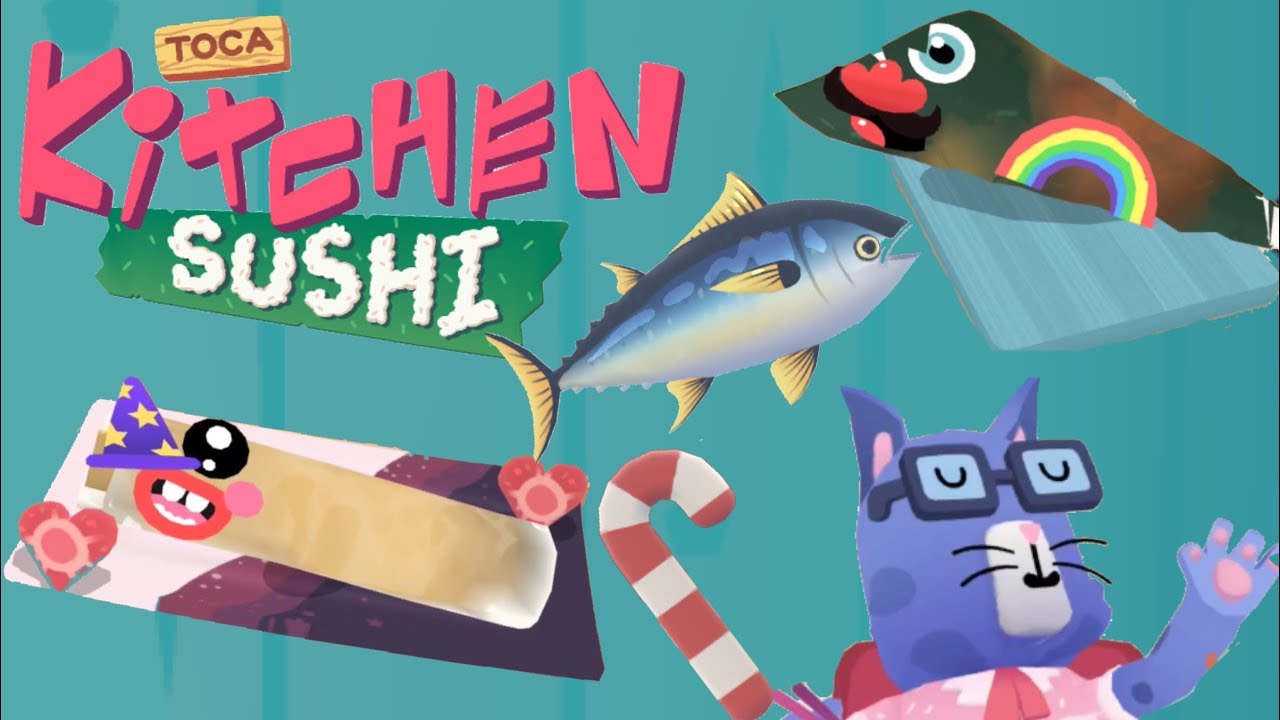 Toca kitchen sushi | Squid Wrapus!?