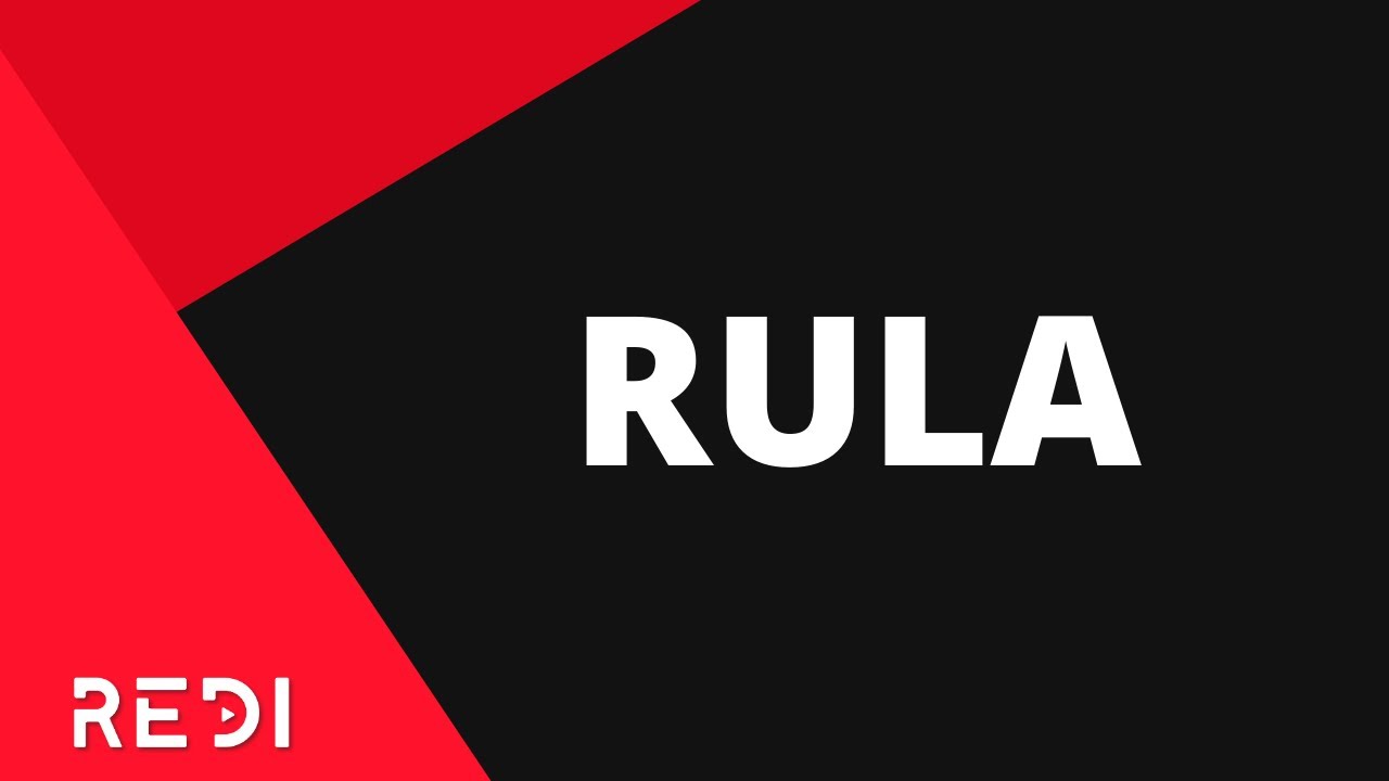 REDI: Technical Guide - RULA [CC]