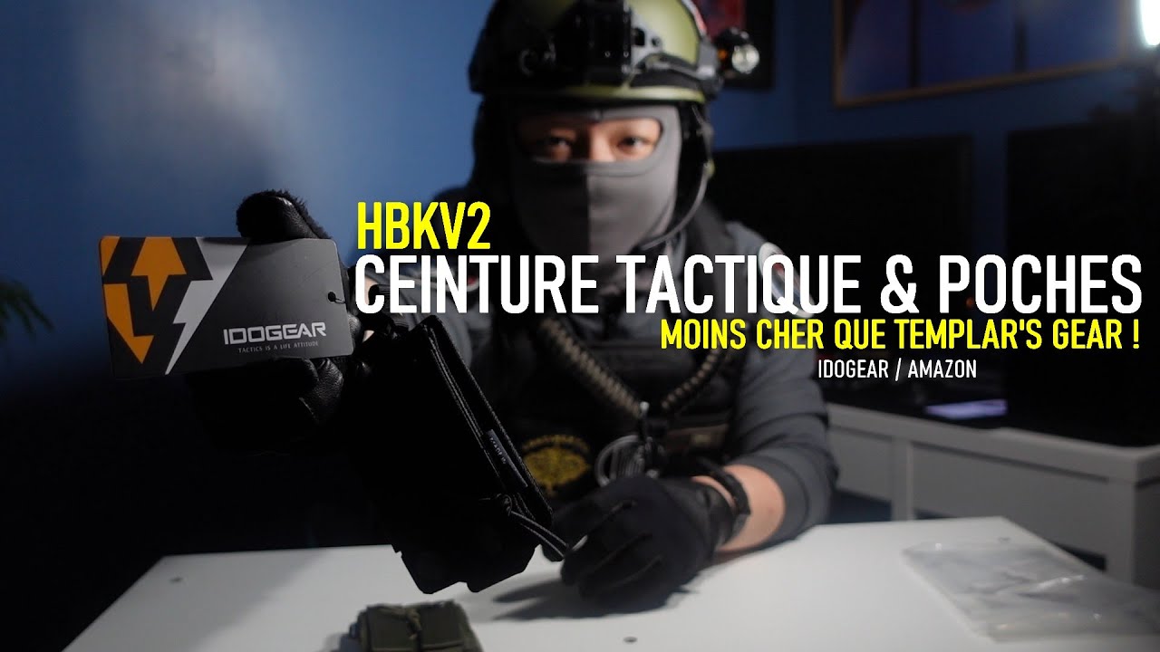HBKV2 - Z.A.T / 🇫🇷 CEINTURE TACTIQUE ET POCHES PAS TROP CHER ! IDOGEAR / AMAZON - AIRSOFT 🇫🇷