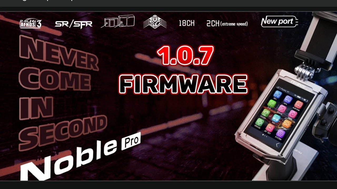 Flysky NB4 Pro Firmware v1.0.7 firmware update.