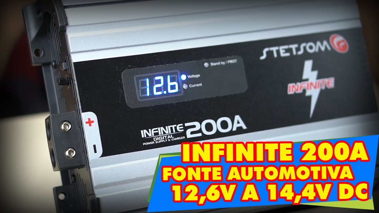 STETSOM INFINITE 200A - Fonte e Carregador