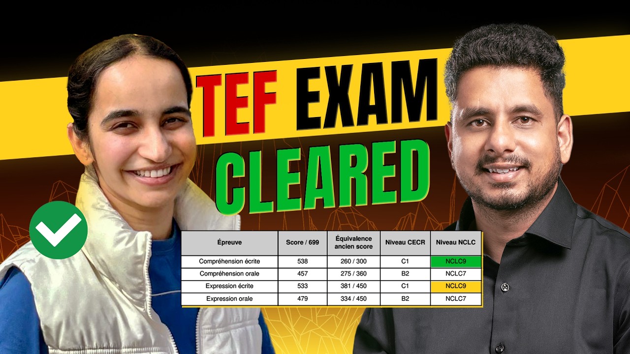 Simran cracks TEF Canada | Ishan Malhi | Learn Le Français