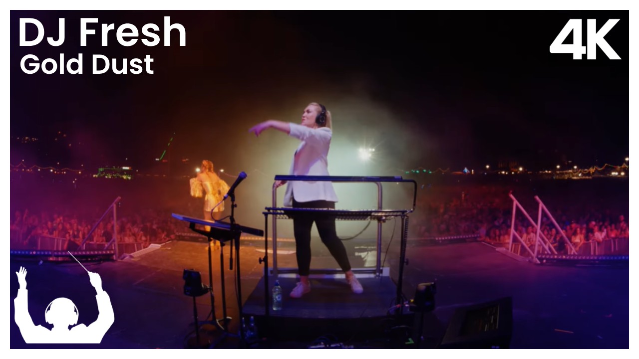 SYNTHONY - DJ Fresh 'Gold Dust' (Live at The Auckland Domain 2024) | ProShot 4K