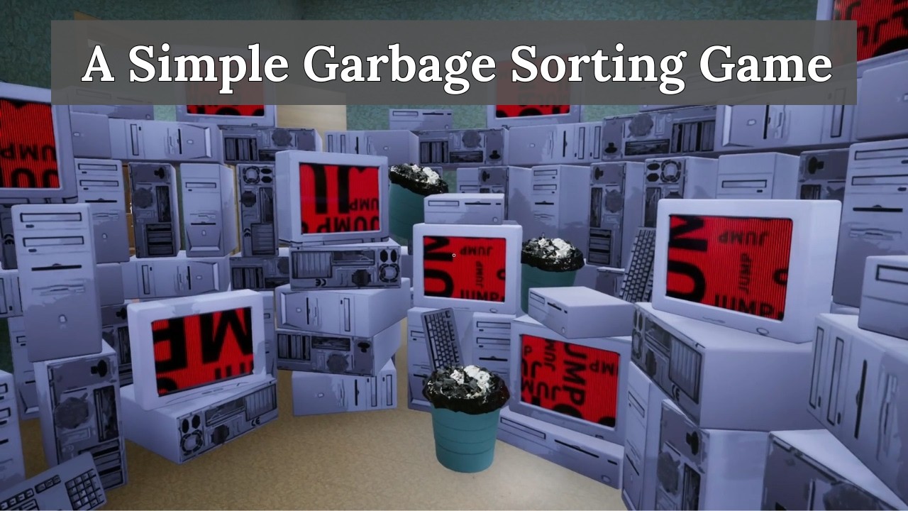 A Simple Garbage Sorting Game | Deceptively Puzzling Indie